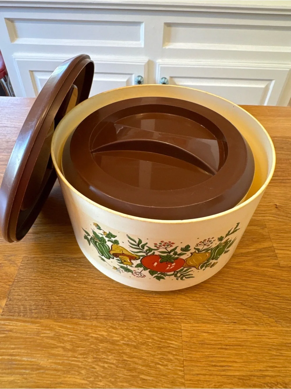 🍅 Vintage Sterilite No. 840 “Spice of Life” Nesting Canisters | Set of 2 | 70s
